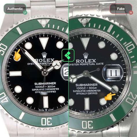 rolex submariner original and fake|counterfeit rolex how to identify.